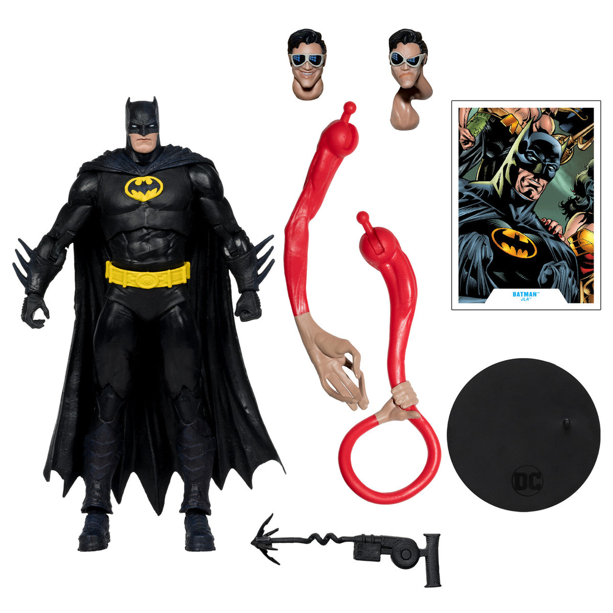 McFarlane Toys – DC Multiverse Aquaman (JLA) 7 Pollici, Build-A-Figure, Con Tridente E Base
