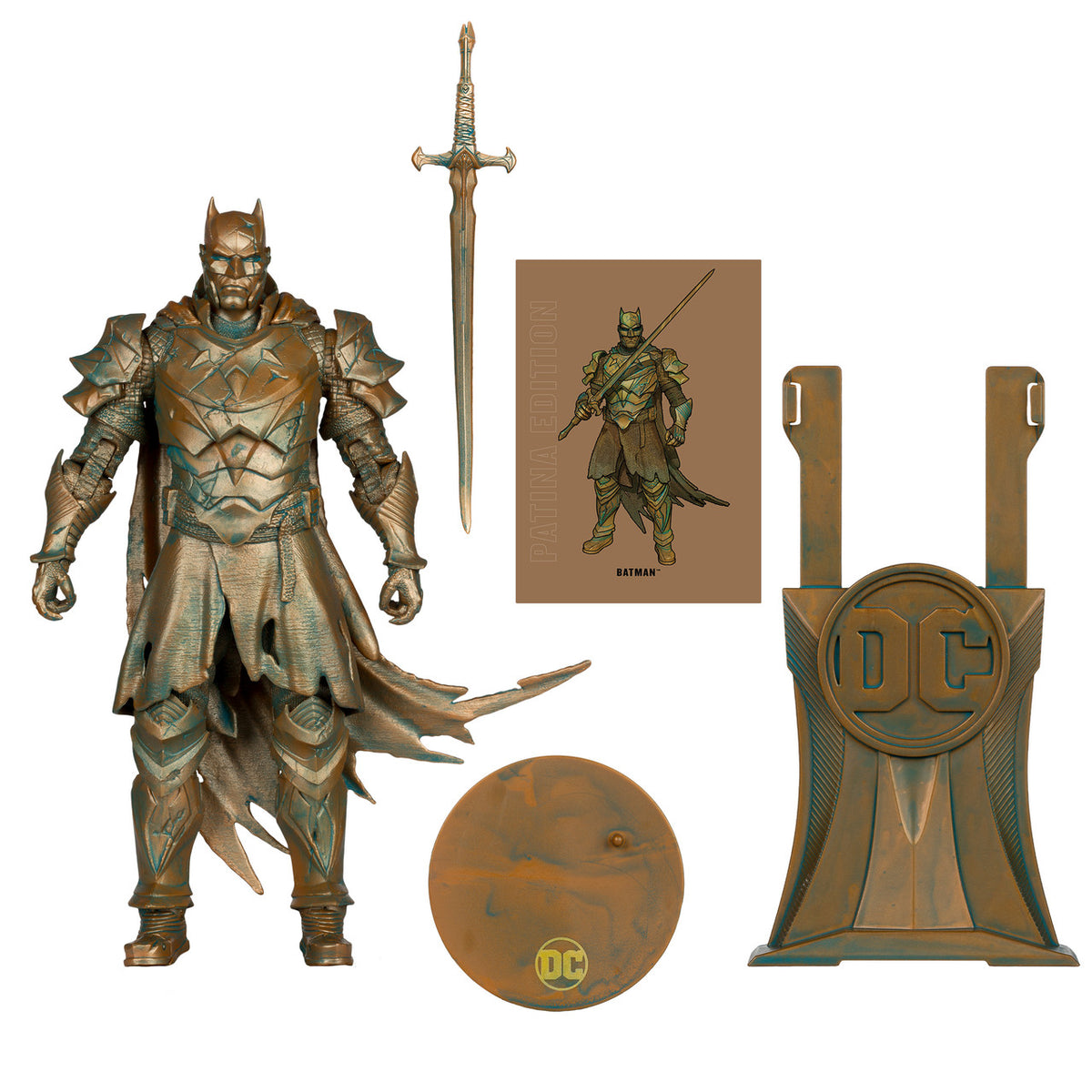 DC Multiverse Action Figure Batman Of Earth-22 Infected  Dark Metal Knightmare Edition Gold Label 18 Cm