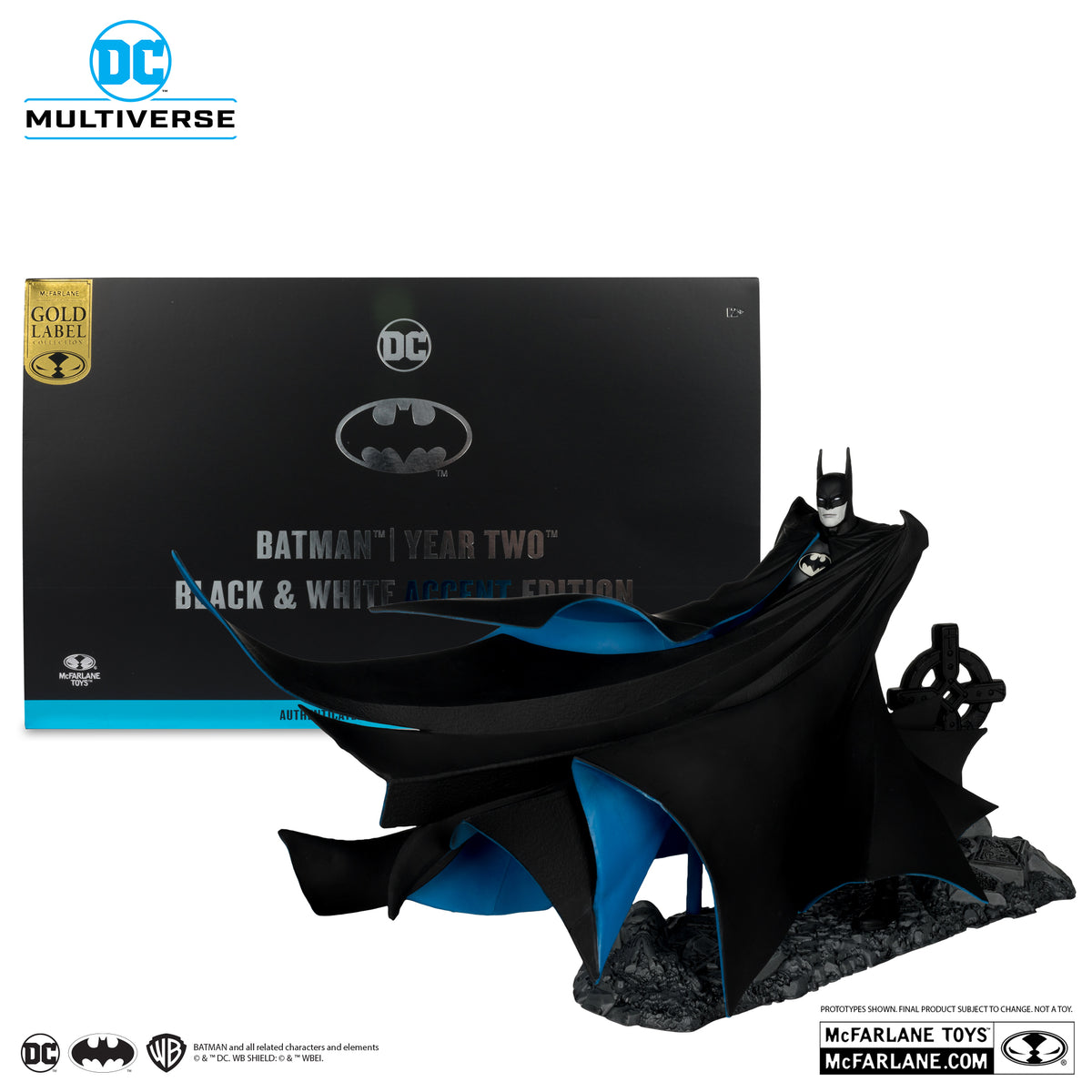 Batman Year Two Black and White Accent Edition Gold Label 7