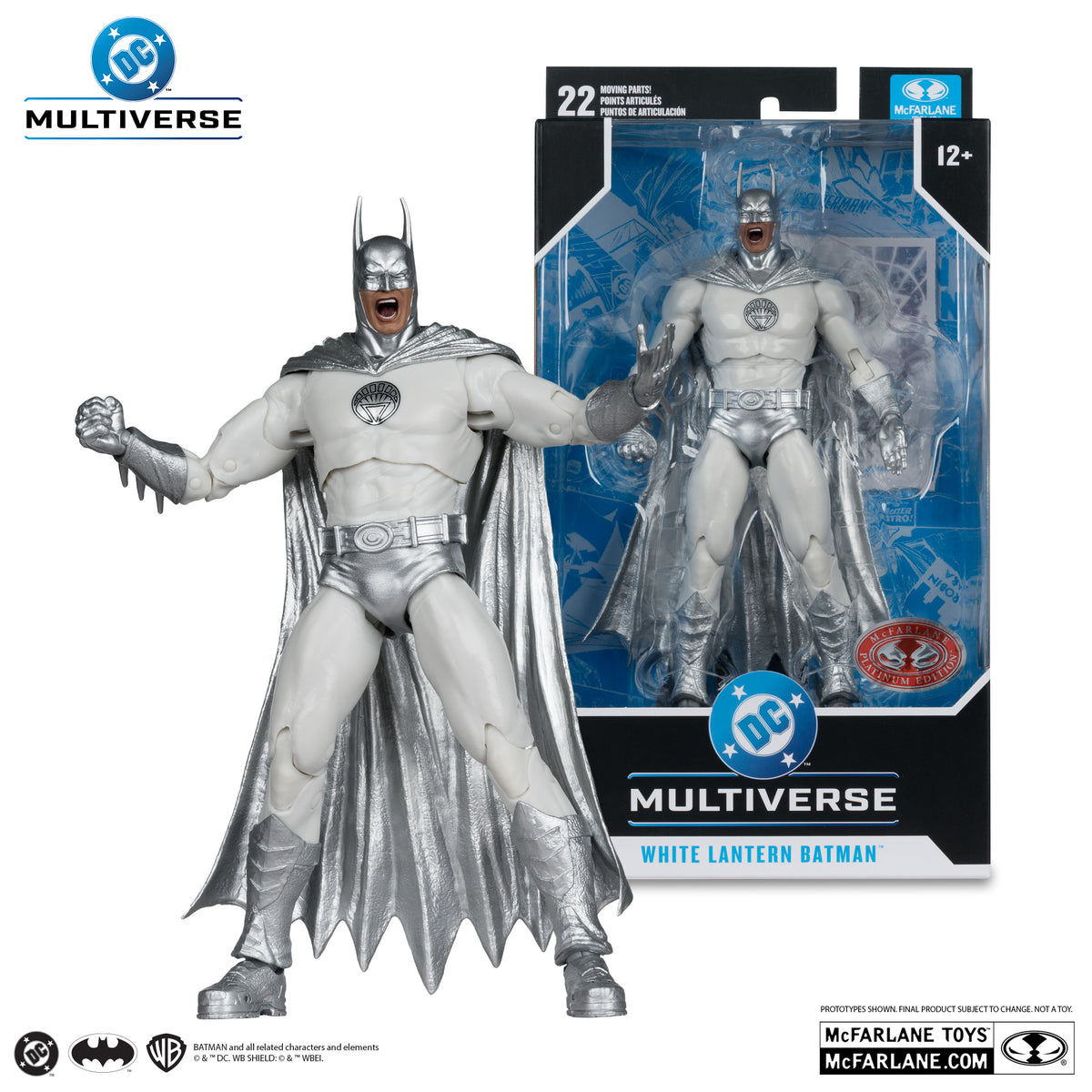 未開封 WHITE LANTERN BATMAN FLASH 限定1000セット DC Multiverse White Lantern Batman (Brightest Day) (Red Platinum