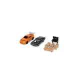 Fast and Furious Nano Scene Hollywood Rides Dom Torretto's House and Die-Cast Metal Vehicle Playset - Jada