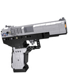 Combat Pistol Block Gun (Building Blocks) - CADA
