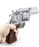Revolver Block Gun (Building Blocks) - CADA