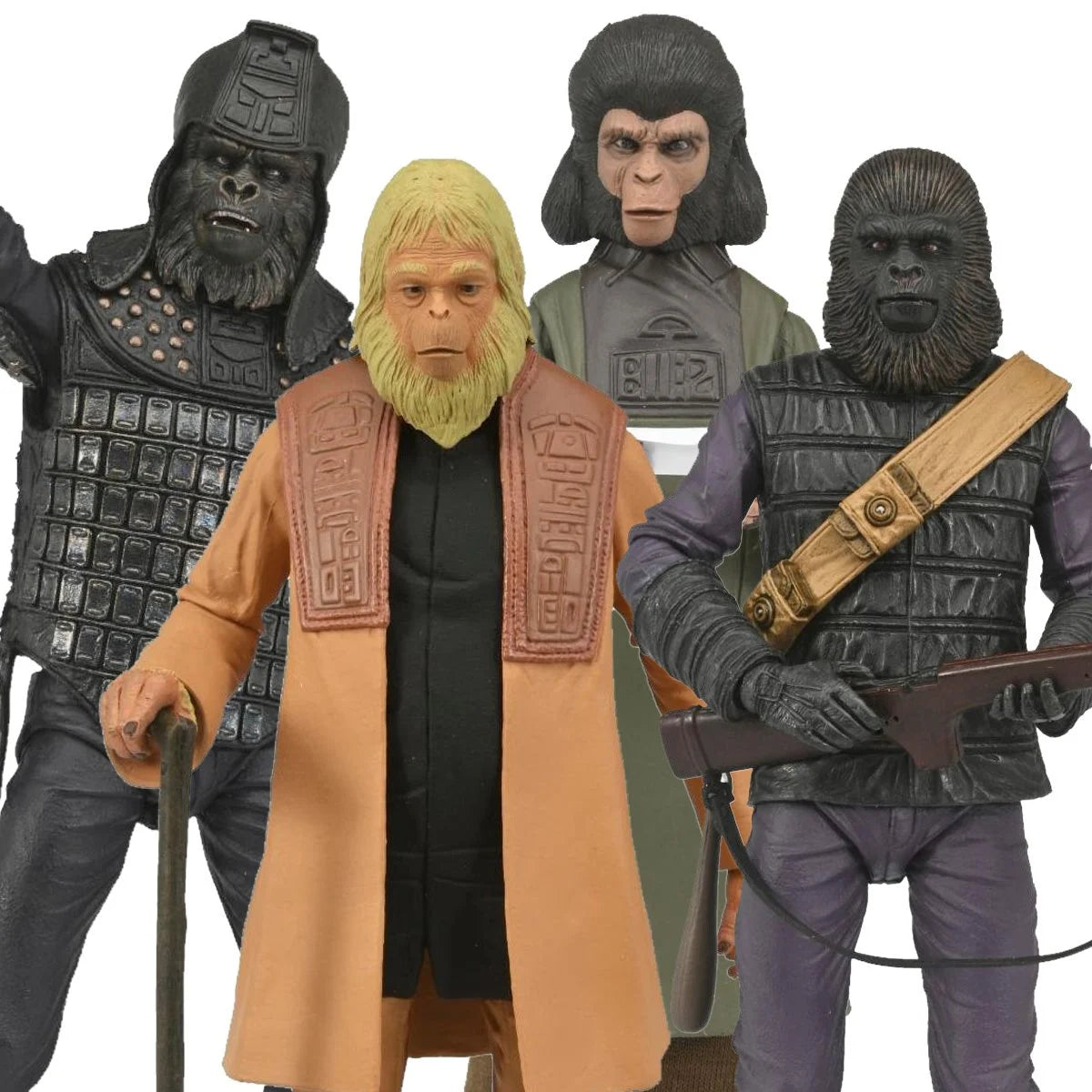 Planet of the Apes – Legacy Series Full Wave (Set of 4) 7” Scale
