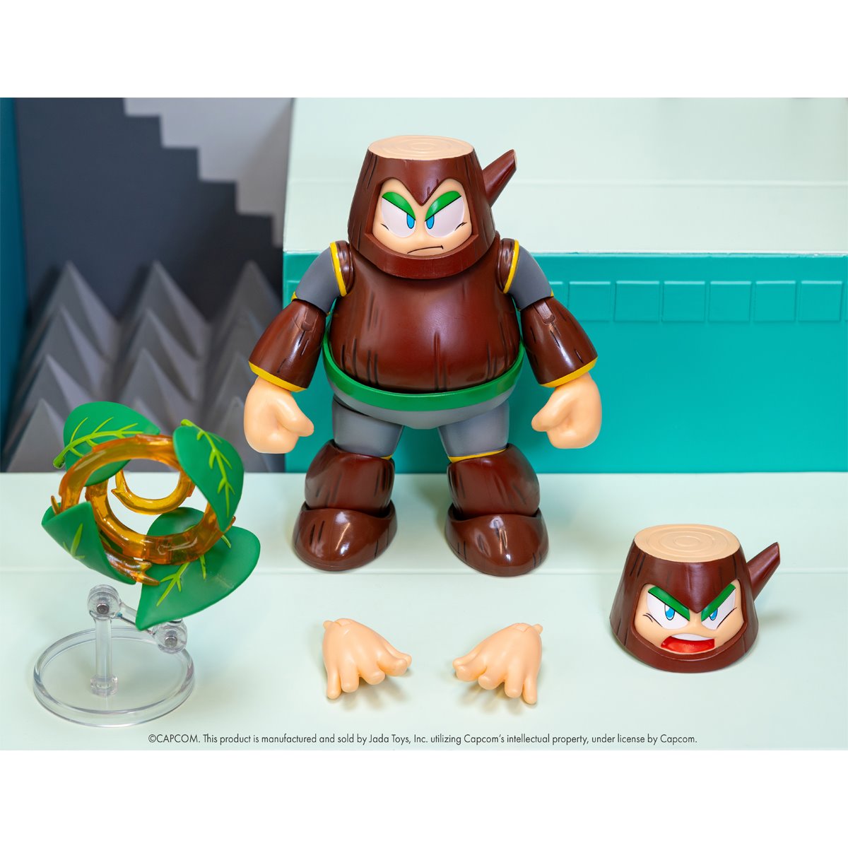 Mega Man Wood Man Deluxe 1:12 Scale Action Figure - Jada – Props