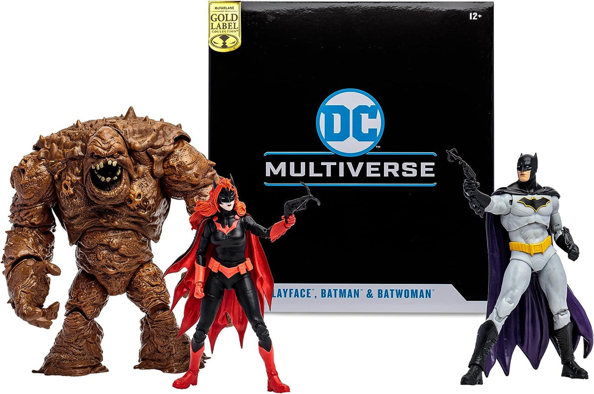 DC Multiverse Clayface Batman & Batwoman (DC Rebirth) (Gold