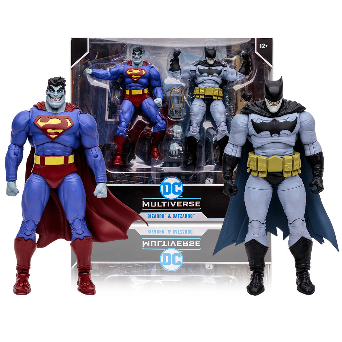 DC Multiverse Bizarro \u0026 Batzarro 2-Pack 7\