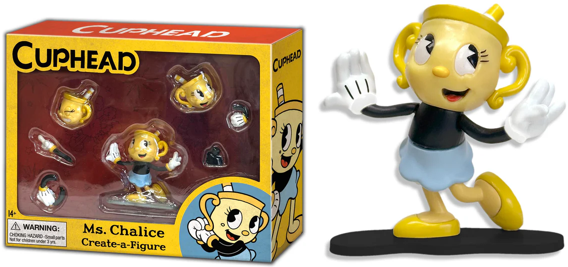 Lego Cuphead Mugman And Ms Chalice Cuphead Create-A-Figure 3-Inch