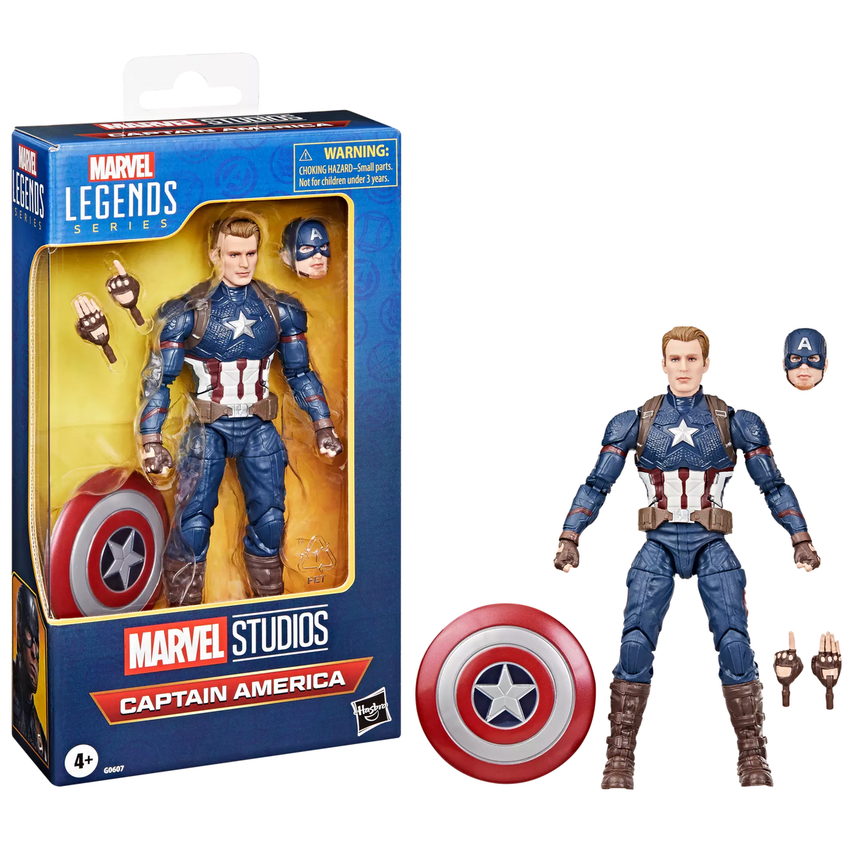 Hasbro Marvel Legend Series, Captain America alta 9,5 cm