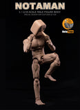 NOTA TOY Notaman 1/12 Scale Action Figure Body with Square Head