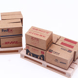 1/12 Scale Cardboard Boxes (Blank) (5pcs) - Suitable for 6'" Inch Action Figures