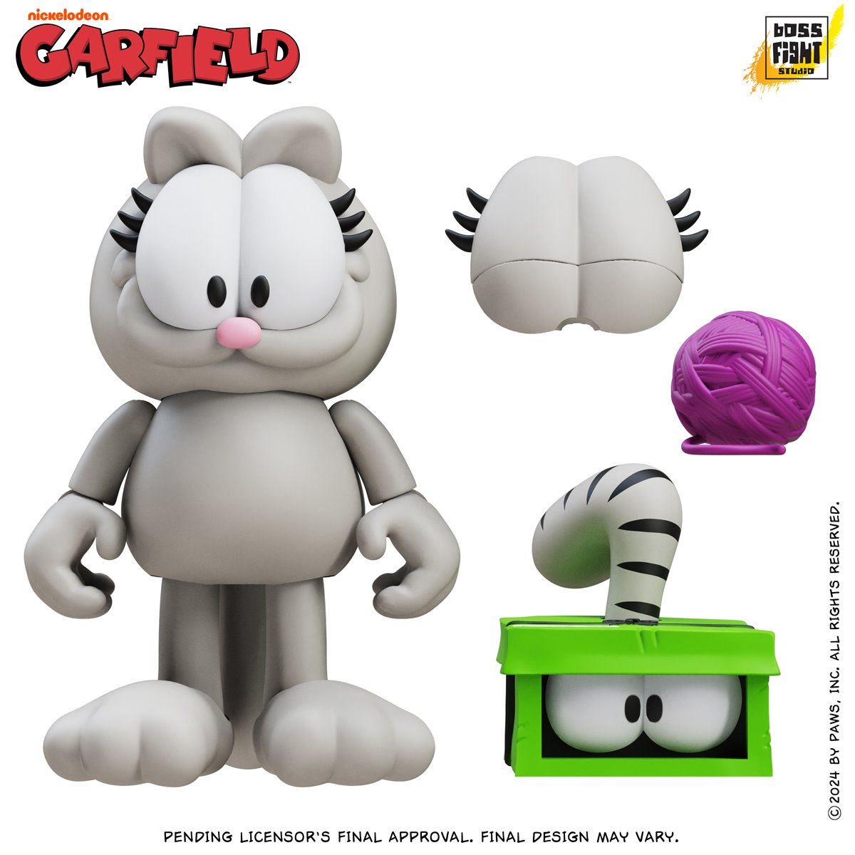 Garfield Wave 1 Nermal Action Figure - Boss Fight Studio – Props