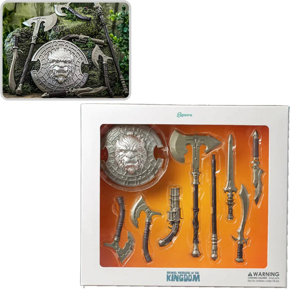 Animal Warriors of the Kingdom Primal Series Iron Armaments 6-Inch Scale Action Figure Accessory Set - Spero Studios