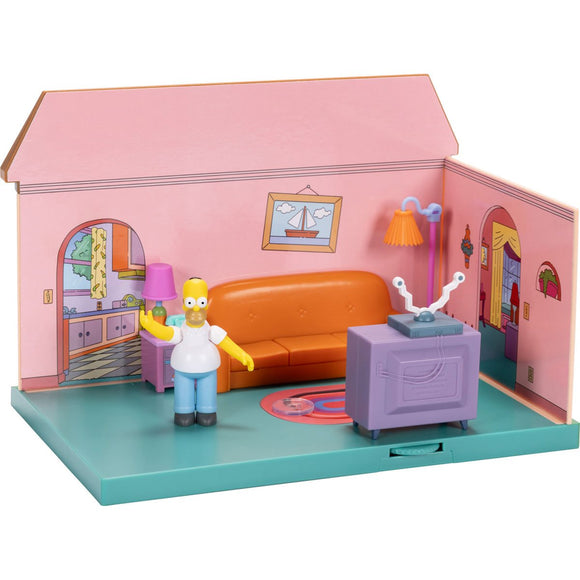 The Simpsons House Living Room Diorama Playset - Jakks Pacific