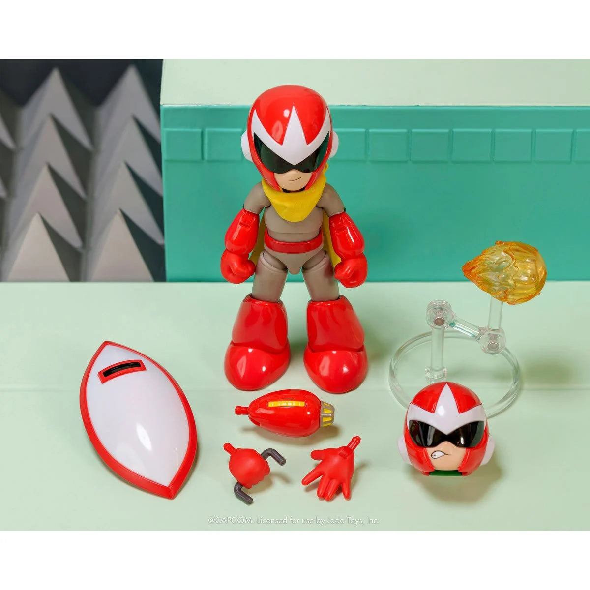 Mega Man Wave 4 Proto Man 1:12 Scale Action Figure - Jada – Props