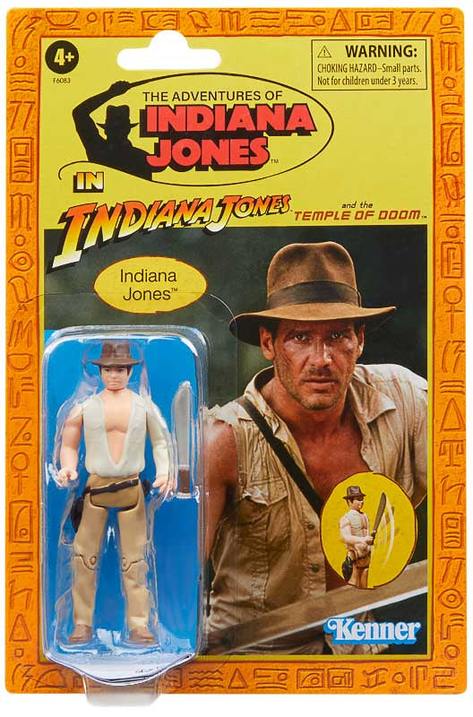 Indiana Jones Retro Collection Indiana Jones (Temple of Doom) 3 3/4-Inch Action Figure - Hasbro