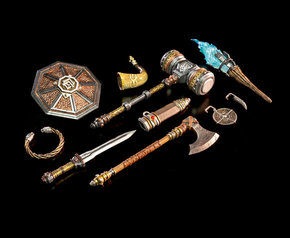 Mythic Legions: Rising Sons Dwarf Weapons 2 1/12 Scale Action Figure Accessories - Four Horsemen Studios