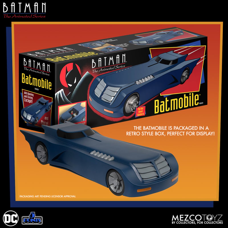 アメコミ Batman: The Animated Series Batmobile Batman: The Animated Series Batmobile 5 Points Vehicle - Mezco