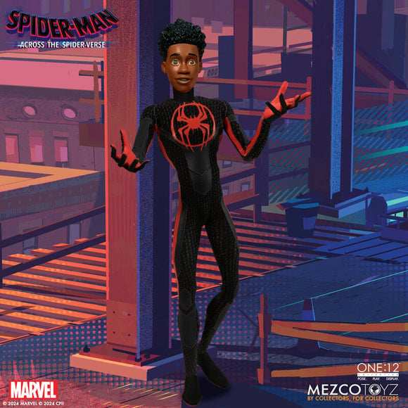 MEZCO One:12 Collective Spider-Man: Miles Morales Action Figure