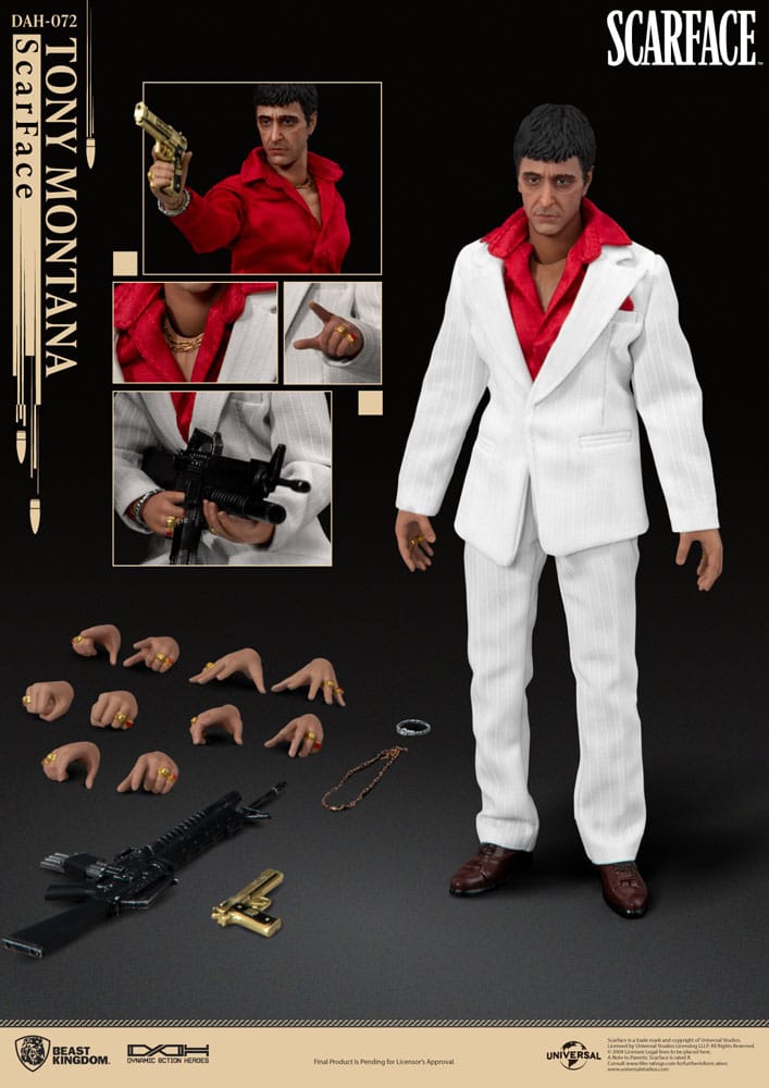 Tony Montana - Scarface (1983) DAH-072 Dynamic 8ction Heroes