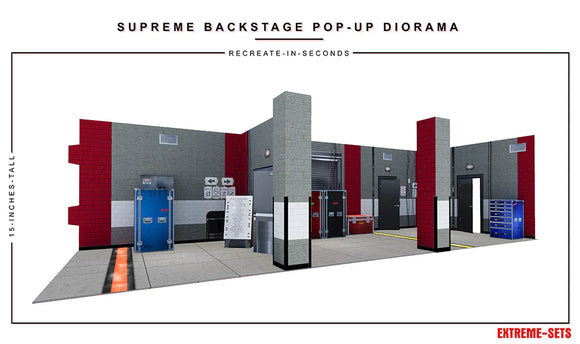 Supreme Backstage Pop-Up 1:12 Scale Diorama - Extreme Sets