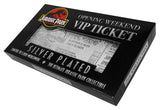 Jurassic Park Replica Limited Edition Opening Weekend VIP Ticket (Silver Plated) 5,000pcs Worldwide!