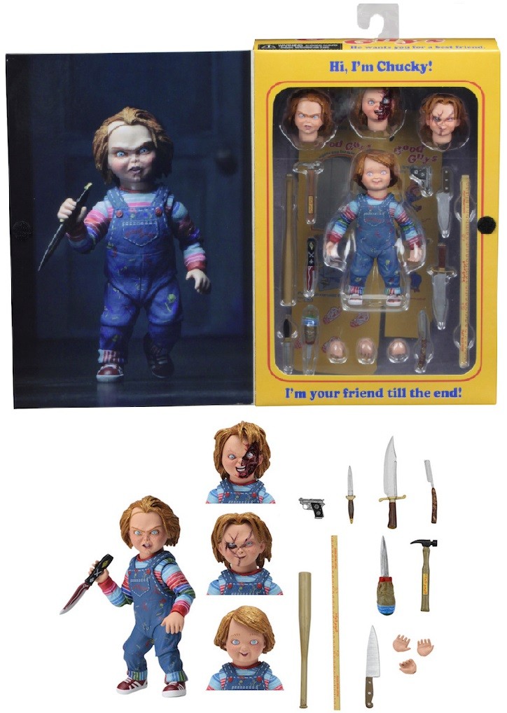Chucky – 7″ Scale Action Figure – Ultimate Chucky - NECA – Props