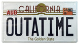 Official Back to the Future OUTATIME Number Plate