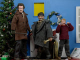 Home Alone Clothed Action Figures Set of Three  (Kevin, Harry, & Marv) - NECA