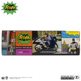 DC Retro Batman 66 - Batcycle with Side Car Vehicle - McFarlane Toys
