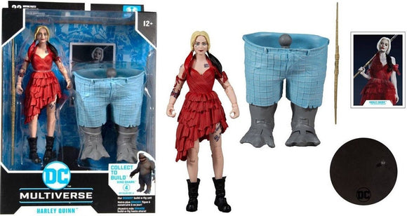 DC Multiverse Suicide Squad Movie Harley Quinn (Build a Figure King Shark) 7