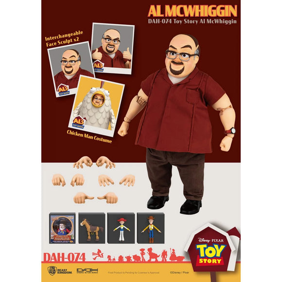 Toy Story 2 Al McWhiggin DAH-074 Dynamic 8-Ction Heroes Deluxe Action Figure - Beast Kingdom