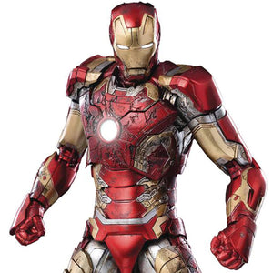 Avengers: Infinity Saga Iron Man Mark 43 DLX Battle Damage 1:12 Scale Action Figure - Threezero
