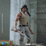 Rambo First Blood Exquisite Super Series John J. Rambo 1:12 Scale Action Figure - Previews Exclusive - Hiya Toys