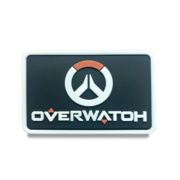 Overwatch Style PVC Patch Hook and Loop Velcro, Airsoft, Paintball