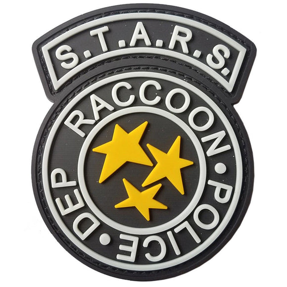 Resident Evil S.T.A.R.S. Style PVC Patch Hook and Loop Velcro, Airsoft, Paintball