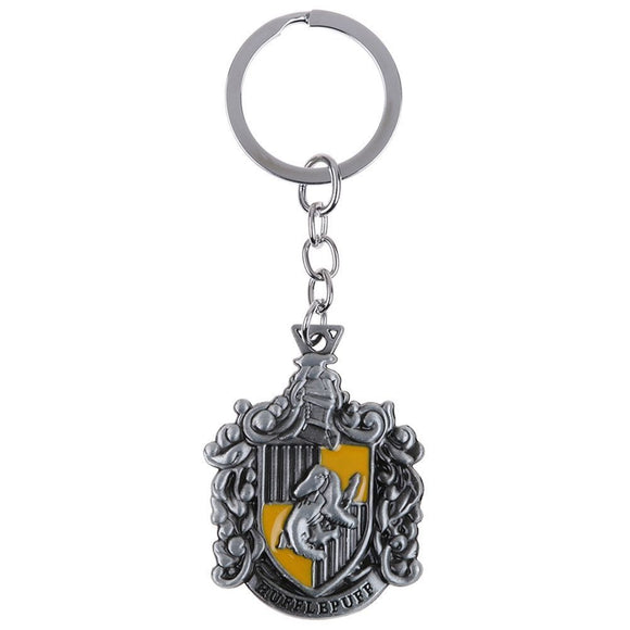 Harry Potter Hufflepuff Crest Keyring Keychain
