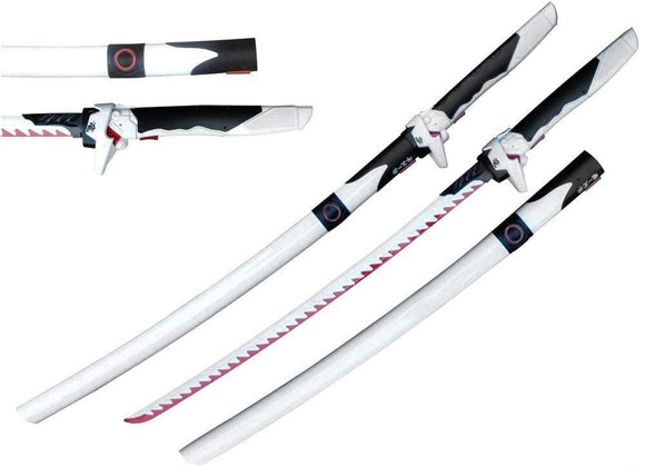 Overwatch Genji Katana Foam Sword with Sheath - White