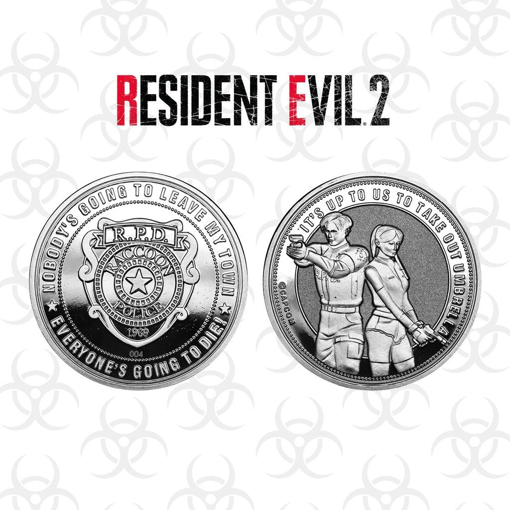 Monedas Rident Evil 2 Edition coin Gold y Silver de segunda mano por Monedas Rident Evil 2 Edition coin Gold y Silver de segunda mano por
