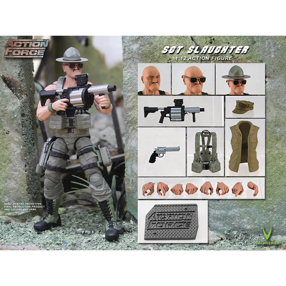 Action Force Series 2 Sgt. Slaughter 1:12 Scale Action Figure - Valaverse