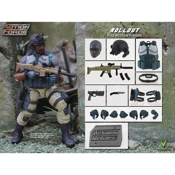 Action Force Series 2 Rollout 1:12 Scale Action Figure - Valaverse