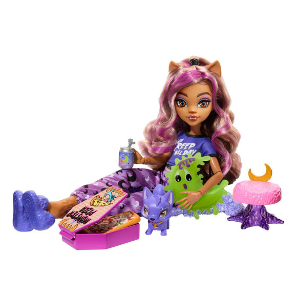 Monster High Creepover Party Clawdeen With Pet and Accessories - Mattel