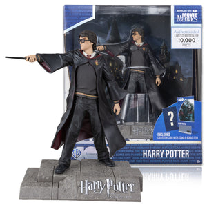 Harry Potter (WB 100: Movie Maniacs) 6" Inch Scaled Posed Figure - McFarlane Toys