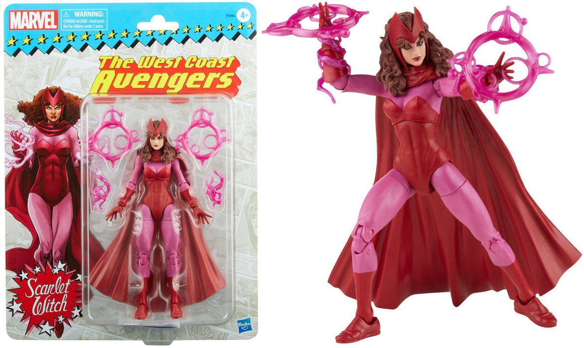 Marvel Legends The West Coast Avengers Retro Scarlet Witch 6-Inch