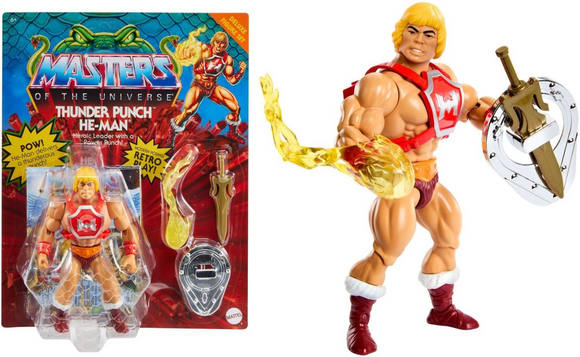 Masters of the Universe Origins Thunder Punch He-Man Deluxe 5.5