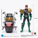 Judge Dredd Exquisite Mini: Judge Dredd and Lawmaster MK II (Previews Exclusive) 1:18 Scale Figure Set - Hiya Toys