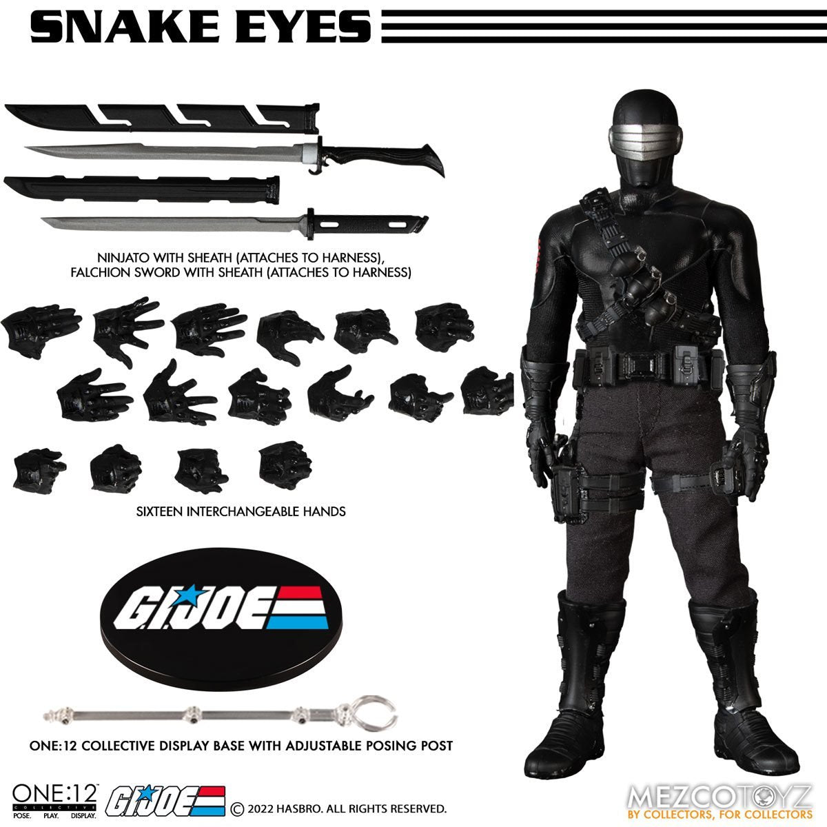 MEZCO ONE 12 G. I. ジョー スネークアイズ & ティンバー MEZCO One:12 Collective G.I. Joe: Snake Eyes - Deluxe Edition