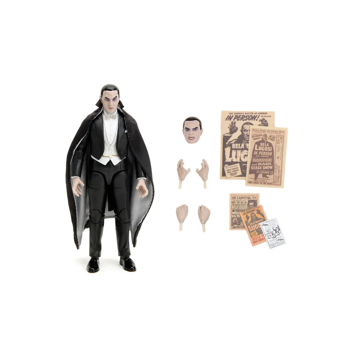 Universal Monsters Dracula Bela Lugosi 6" Inch Scale Deluxe Action Fig ...