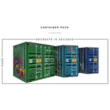 Container Pack Pop-Up 1:12 Scale Diorama - Extreme Sets