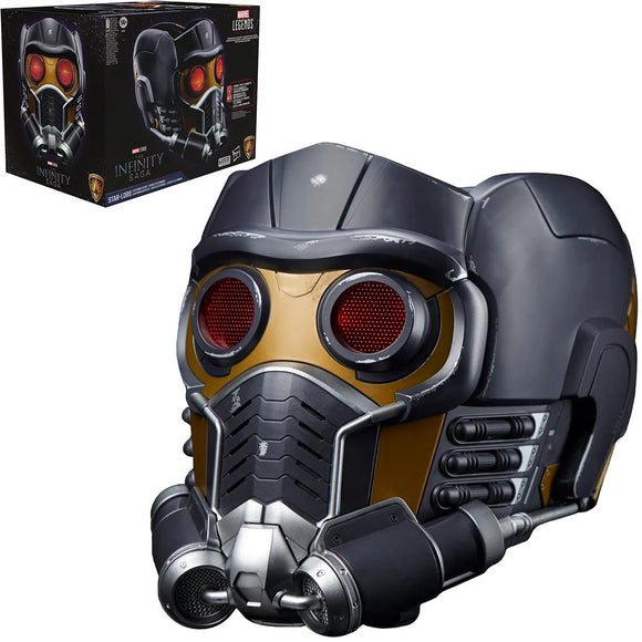 Marvel Legends Series Guardians of the Galaxy Star-Lord Premium Electronic Roleplay Helmet Prop Replica - Hasbro